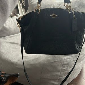 Black coach purse